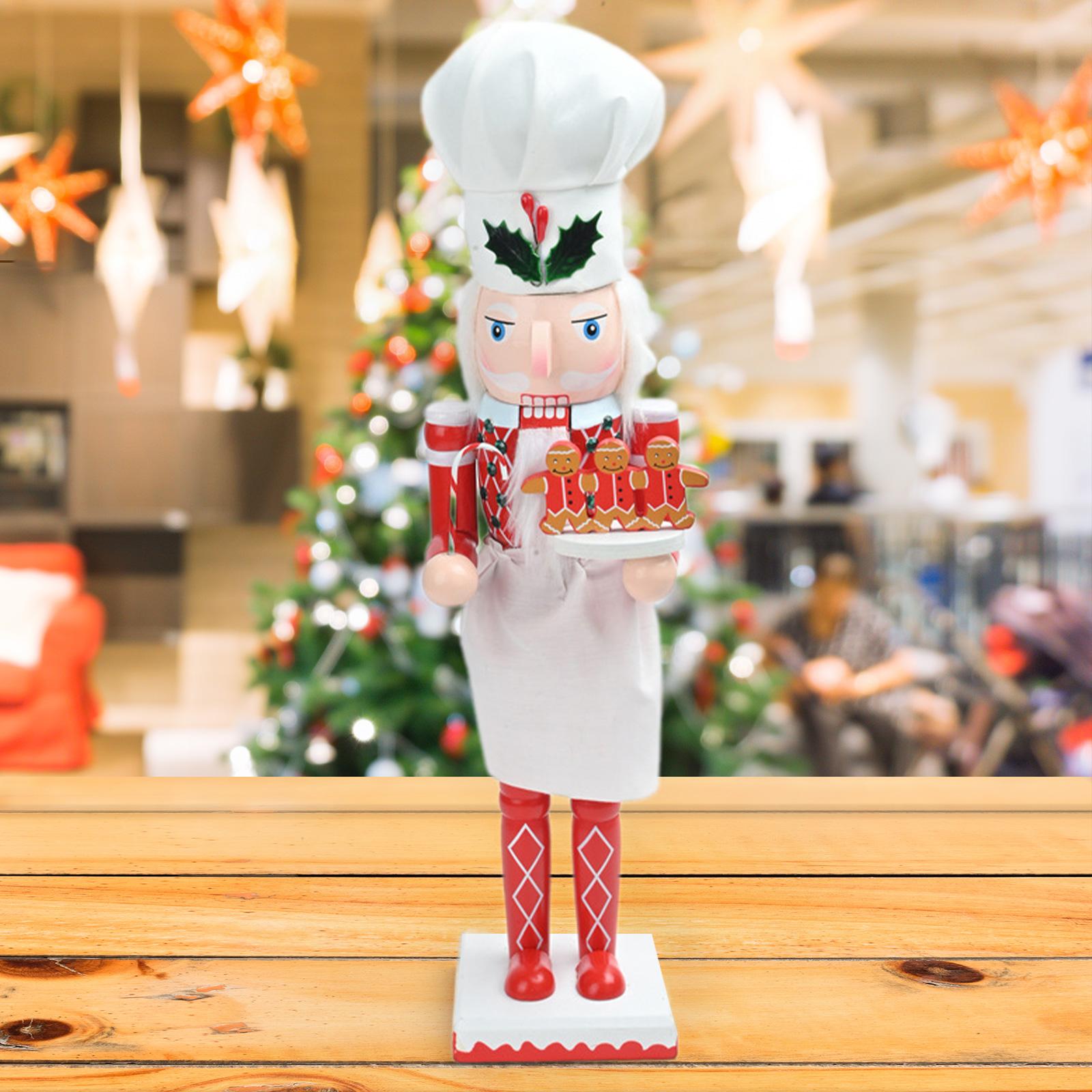 Nutcracker Figurine - Christmas Nutcracker Statue Wooden Figurine Home