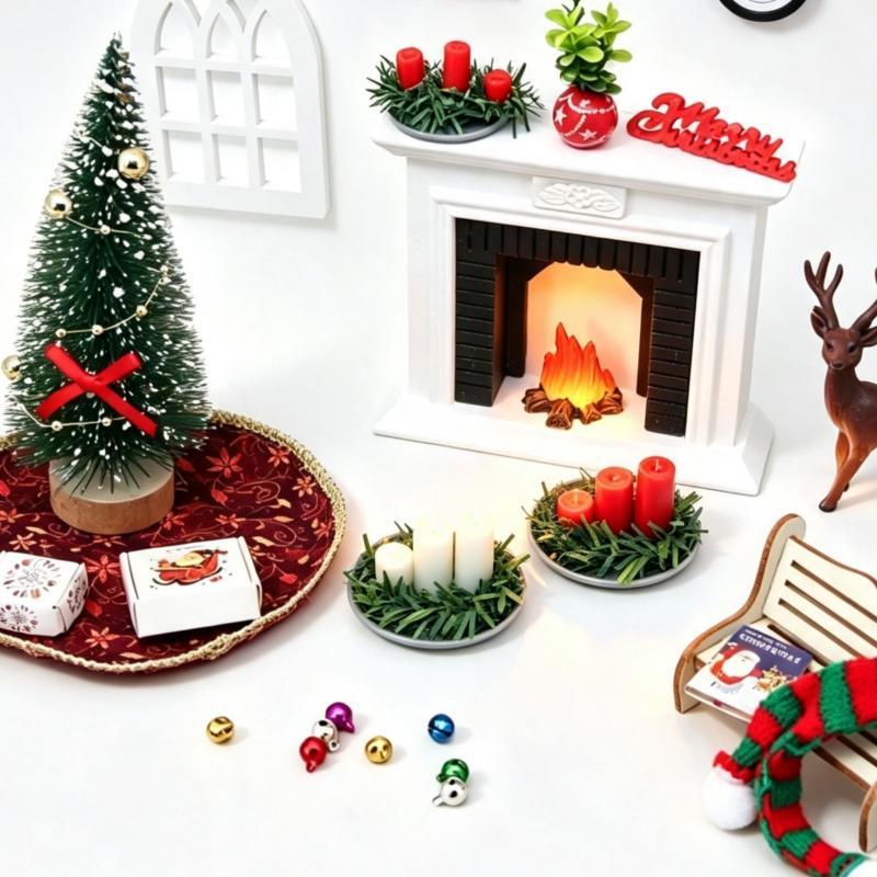 ! 1:12 Miniature Dollhouse Chr - Holiday Candle Set review and price