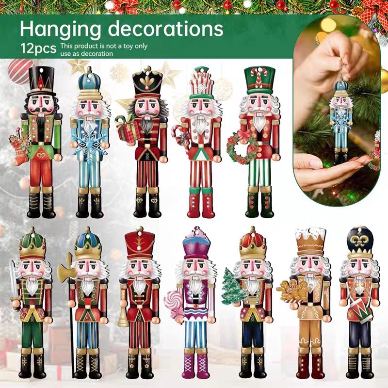 12/16pcs Wooden Nutcracker Sol - Nutcracker Figurine review and price