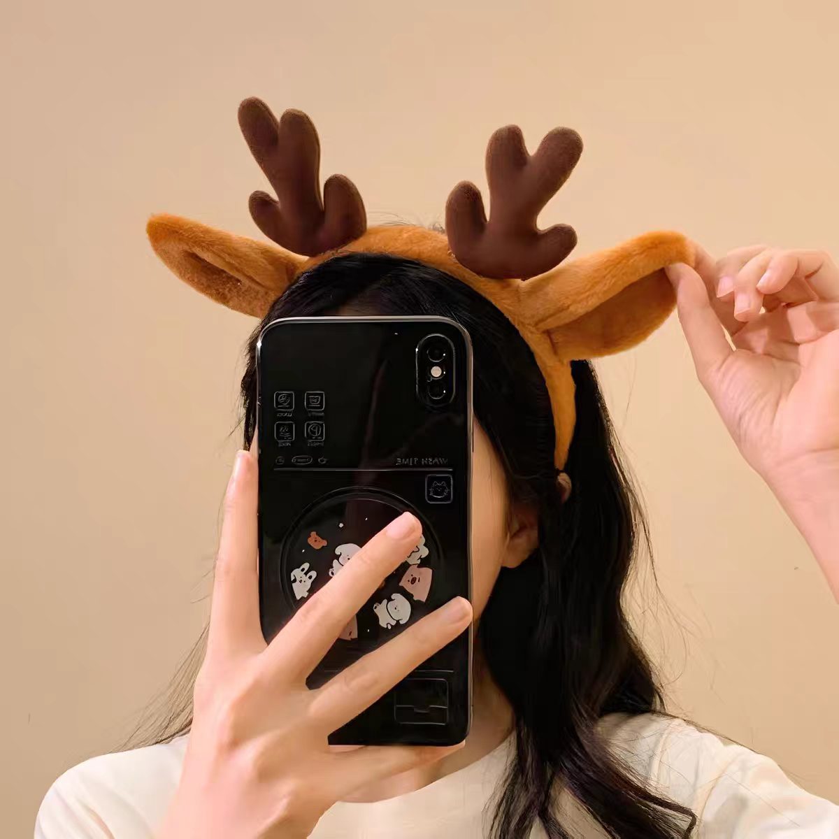 Christmas Costume Snowflake De - Reindeer Antlers Headband review and price