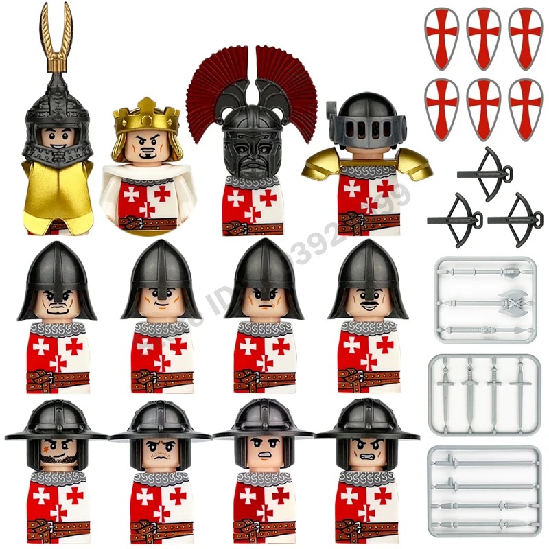 Crusader Templar Knights Roman - Lego Set Technic review and price