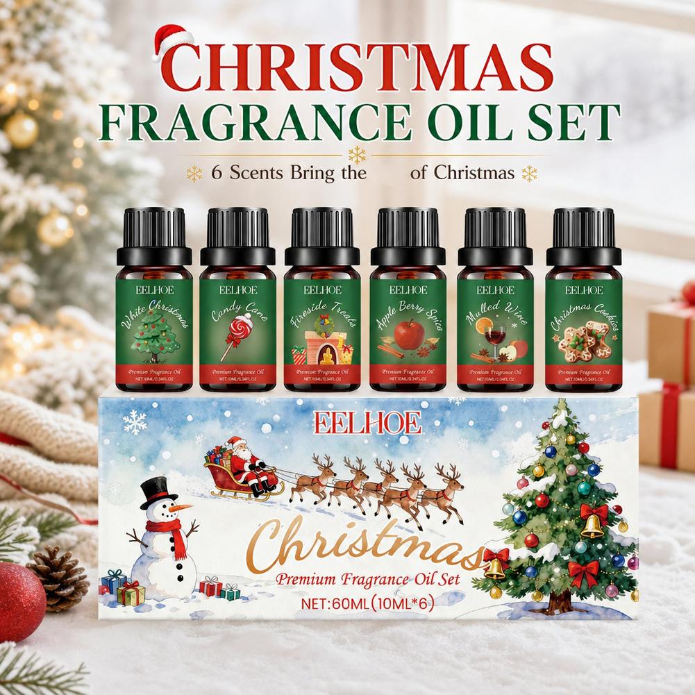 6 In 1 Aromatherapy Essential  - Holiday Candle Set review and price